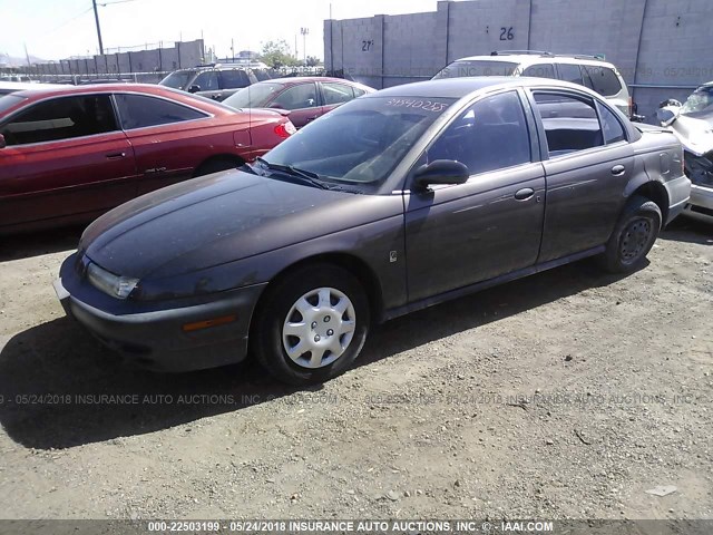 1G8ZH5284WZ235953 - 1998 SATURN SL1 BROWN photo 2