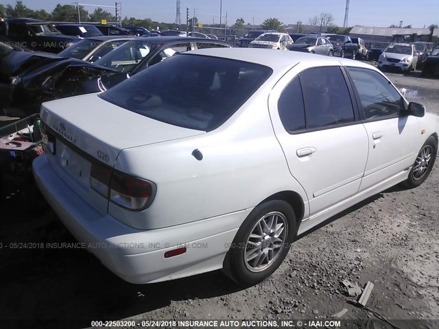 JNKCP11A4XT020961 - 1999 INFINITI G20 WHITE photo 4