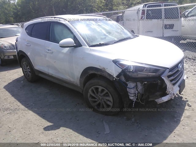 KM8J33A47HU432860 - 2017 HYUNDAI TUCSON LIMITED/SPORT AND ECO/SE WHITE photo 1