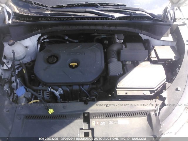 KM8J33A47HU432860 - 2017 HYUNDAI TUCSON LIMITED/SPORT AND ECO/SE WHITE photo 10