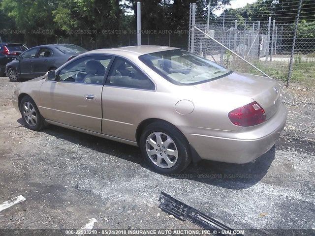 19UYA42401A035769 - 2001 ACURA 3.2CL GOLD photo 3