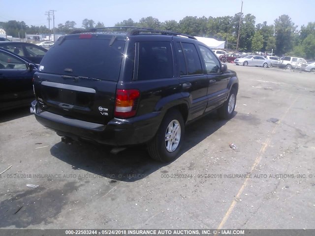 1J4GW48N64C217104 - 2004 JEEP GRAND CHEROKEE LAREDO/COLUMBIA/FREEDOM 黑色 照片 4