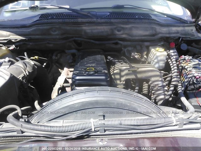 3D7KS28CX5G848831 - 2005 DODGE RAM 2500 ST/SLT 栗色 照片 10