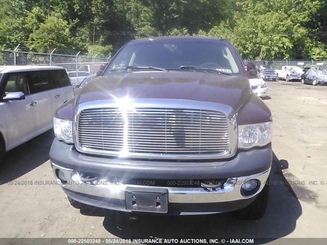 3D7KS28CX5G848831 - 2005 DODGE RAM 2500 ST/SLT 栗色 照片 6