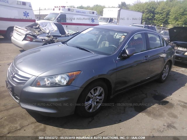 1HGCP2F44BA140095 - 2011 HONDA ACCORD LXP GRAY photo 2