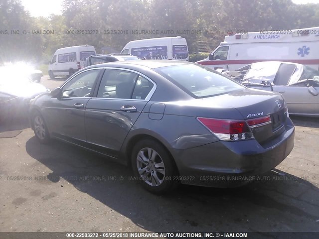 1HGCP2F44BA140095 - 2011 HONDA ACCORD LXP GRAY photo 3