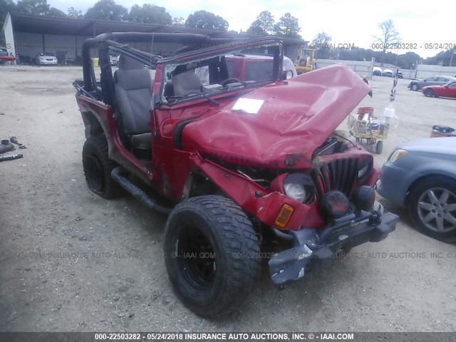 1J4FA29173P314801 - 2003 JEEP WRANGLER / TJ SE RED photo 1