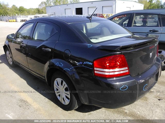 1B3CC4FB4AN102685 - 2010 DODGE AVENGER SXT BLACK photo 3