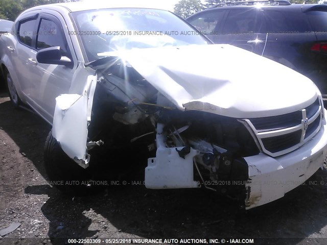 1B3CC4FB6AN167313 - 2010 DODGE AVENGER SXT WHITE photo 6