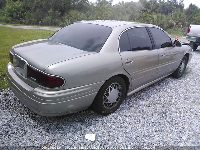 1G4HP52K73U281734 - 2003 BUICK LESABRE CUSTOM GOLD photo 4