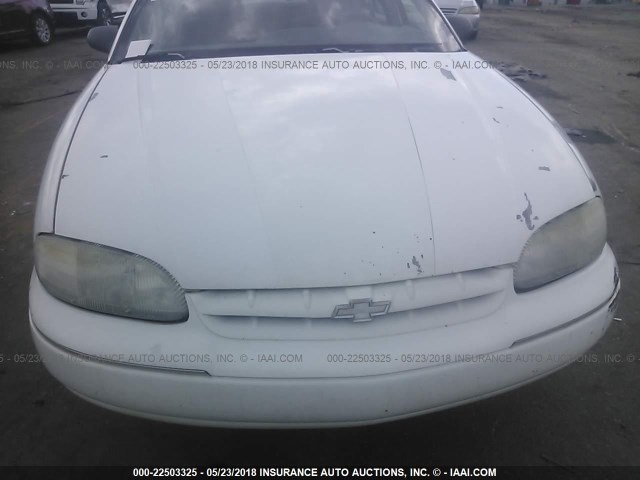 2G1WL52M9T1177727 - 1996 CHEVROLET LUMINA WHITE photo 6