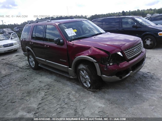 1FMZU74K74UA92766 - 2004 FORD EXPLORER EDDIE BAUER BURGUNDY photo 1