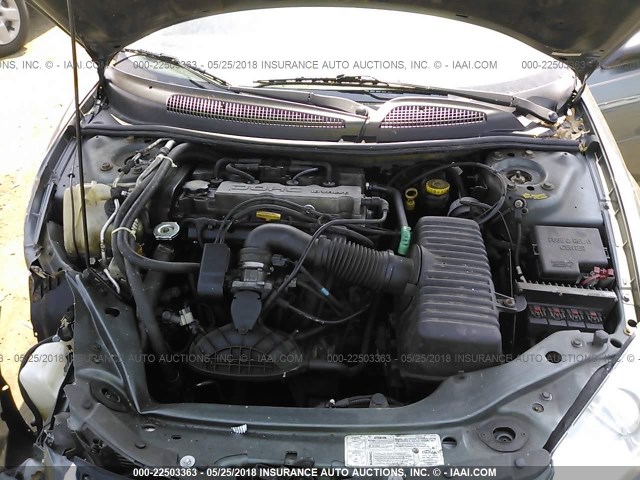 1B3EL46X64N210363 - 2004 DODGE STRATUS SXT GREEN photo 10