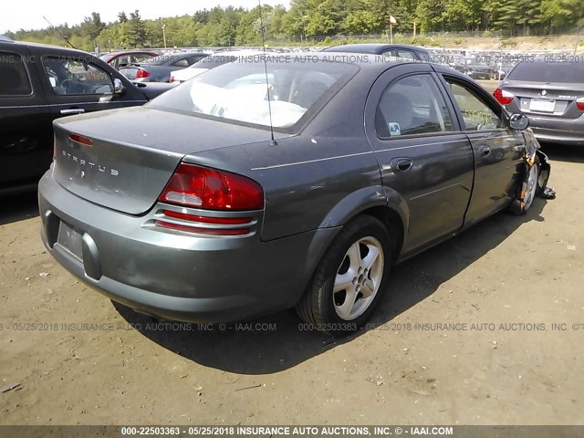 1B3EL46X64N210363 - 2004 DODGE STRATUS SXT GREEN photo 4