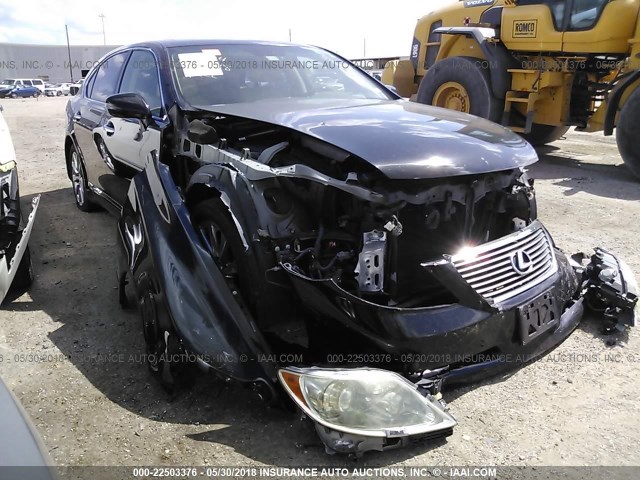 JTHGL46F875006942 - 2007 LEXUS LS 460L BLACK photo 1