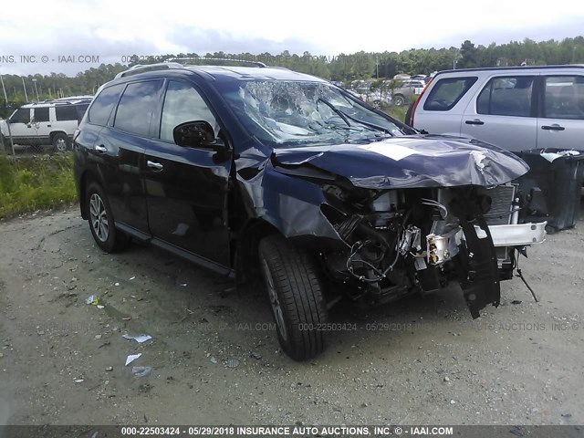 5N1AR2MN2GC665899 - 2016 NISSAN PATHFINDER S/SV/SL/PLATINUM 黑色 照片 1