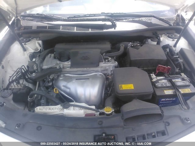 4T1BF1FK7CU163825 - 2012 TOYOTA CAMRY SE/LE/XLE 白色 照片 10