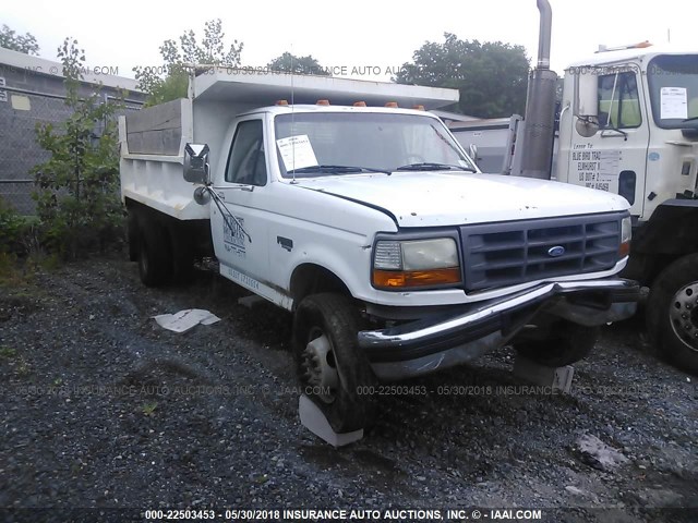 3FELF47F3VMA60752 - 1997 FORD F450 SUPER DUTY WHITE photo 1