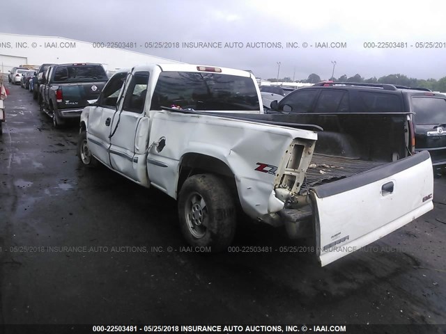 1GTEK19T01E136877 - 2001 GMC NEW SIERRA K1500 WHITE photo 3