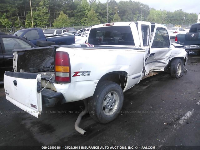 1GTEK19T01E136877 - 2001 GMC NEW SIERRA K1500 WHITE photo 4