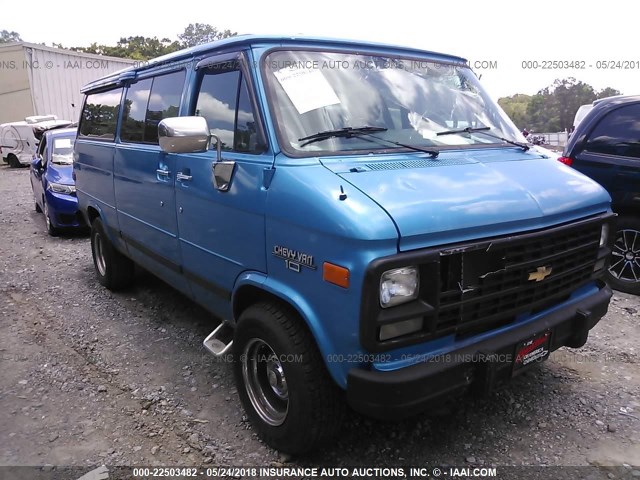 1GCDG15Z3RF164587 - 1994 CHEVROLET G10 BLUE photo 1