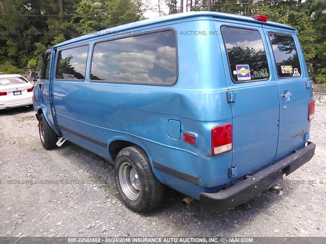 1GCDG15Z3RF164587 - 1994 CHEVROLET G10 BLUE photo 3