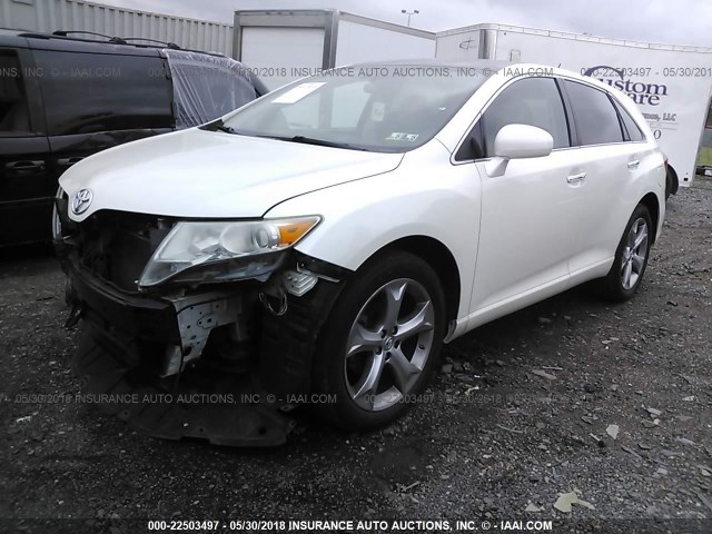 4T3ZK11A19U014142 - 2009 TOYOTA VENZA WHITE photo 2