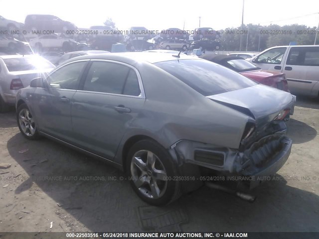 1G1ZH57B884223498 - 2008 CHEVROLET MALIBU 1LT 浅蓝色 照片 3