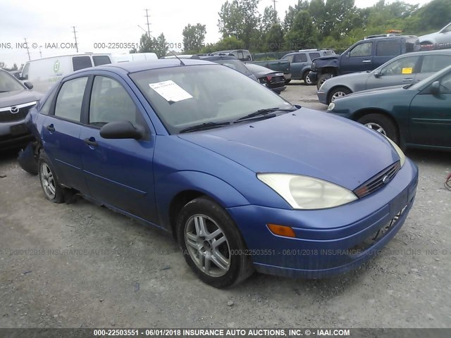 1FAFP34322W323211 - 2002 FORD FOCUS SE/SE COMFORT/SE SPORT BLUE photo 1