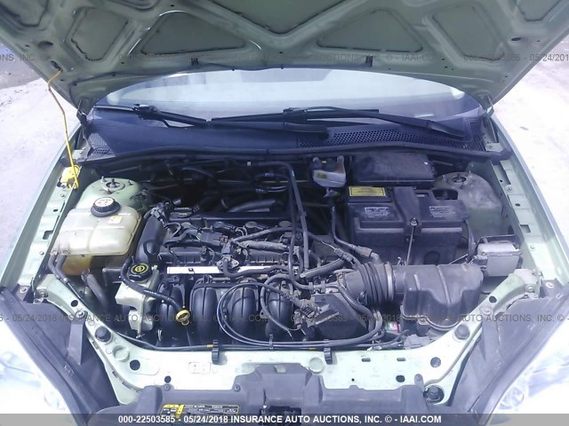 1FAFP36N47W180302 - 2007 FORD FOCUS ZXW/S/SE/SES GREEN photo 10