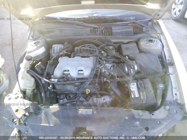 1G2NF52E34C257303 - 2004 PONTIAC GRAND AM SE1 GOLD photo 10