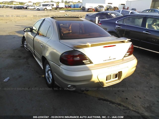 1G2NF52E34C257303 - 2004 PONTIAC GRAND AM SE1 GOLD photo 3