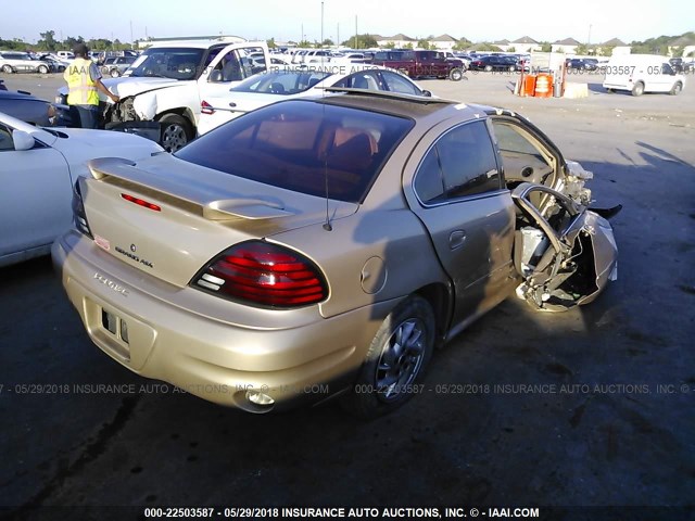 1G2NF52E34C257303 - 2004 PONTIAC GRAND AM SE1 GOLD photo 4