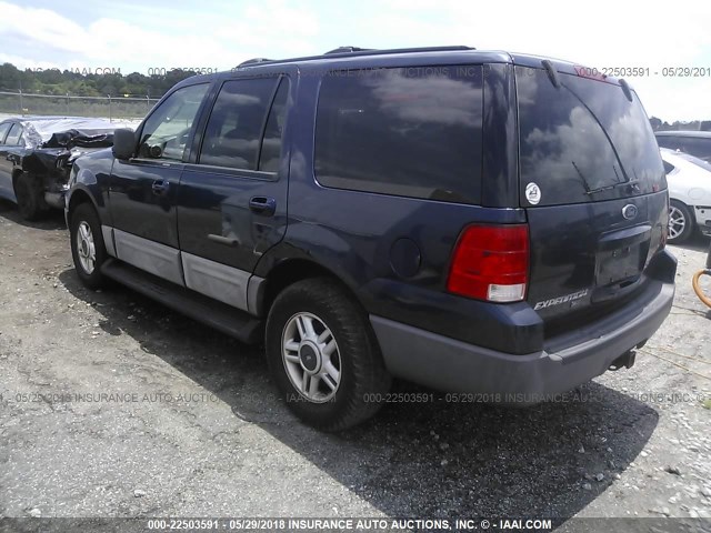 1FMRU15W73LB53522 - 2003 FORD EXPEDITION XLT ლურჯი ფოტო 3