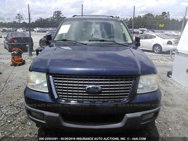 1FMRU15W73LB53522 - 2003 FORD EXPEDITION XLT ლურჯი ფოტო 6
