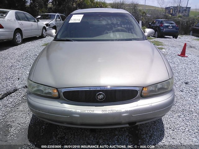 2G4WY55J511107029 - 2001 BUICK CENTURY LIMITED GOLD photo 6