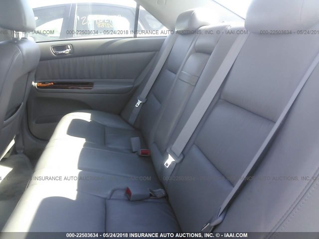 4T1BE30KX3U773743 - 2003 TOYOTA CAMRY LE/XLE/SE ვერცხლისფერი ფოტო 8