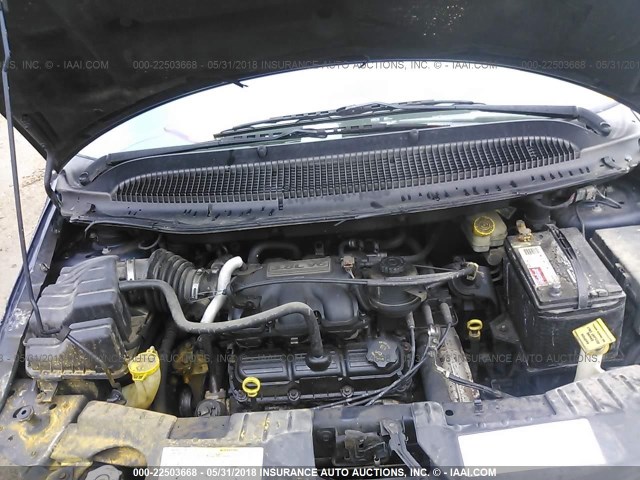 2D4GP44L75R239938 - 2005 DODGE GRAND CARAVAN SXT Қою көк фото 10