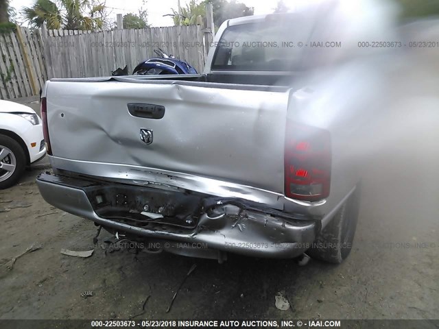 1D7HA16K25J608768 - 2005 DODGE RAM 1500 ST SILVER photo 6