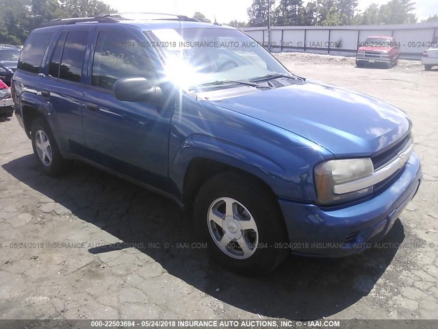 1GNDS13S652115591 - 2005 CHEVROLET TRAILBLAZER LS/LT BLUE photo 1