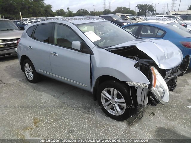 JN8AS5MT1DW009622 - 2013 NISSAN ROGUE S/SV BLUE photo 1