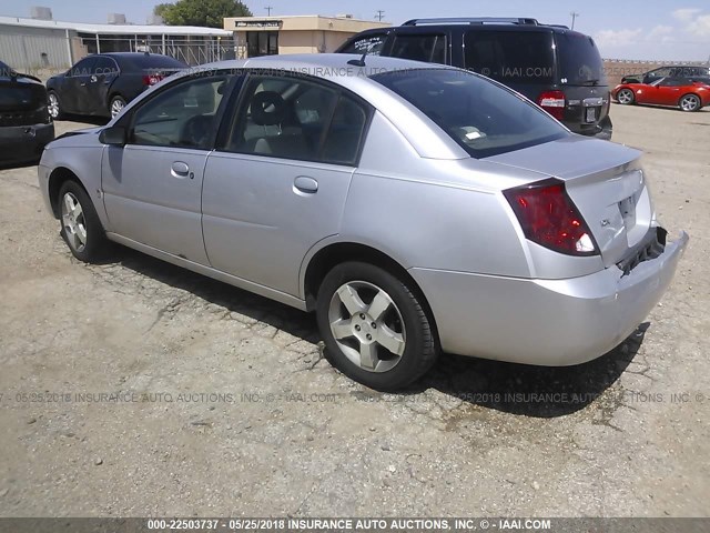 1G8AL55F97Z150405 - 2007 SATURN ION LEVEL 3 SILVER photo 3