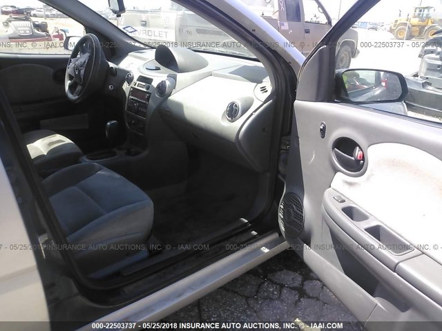1G8AL55F97Z150405 - 2007 SATURN ION LEVEL 3 SILVER photo 5