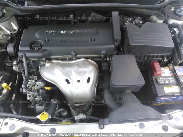 4T1BE46K67U136786 - 2007 TOYOTA CAMRY NEW GENERAT CE/LE/XLE/SE SILVER photo 10