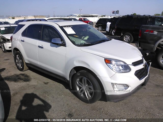 2GNALDEK1G6332597 - 2016 CHEVROLET EQUINOX LTZ WHITE photo 1