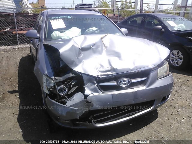 5NPEU46FX7H253871 - 2007 HYUNDAI SONATA SE/LIMITED SILVER photo 6