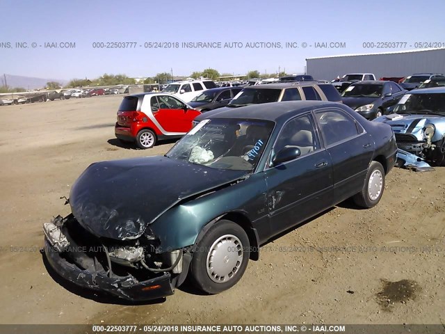 1YVGE22CXR5199071 - 1994 MAZDA 626 DX/LX BLUE photo 2