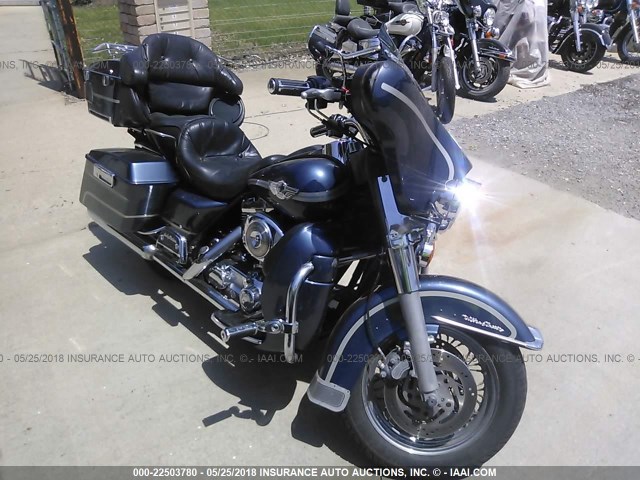 1HD1FCW133Y612878 - 2003 HARLEY-DAVIDSON FLHTCUI BLUE photo 1