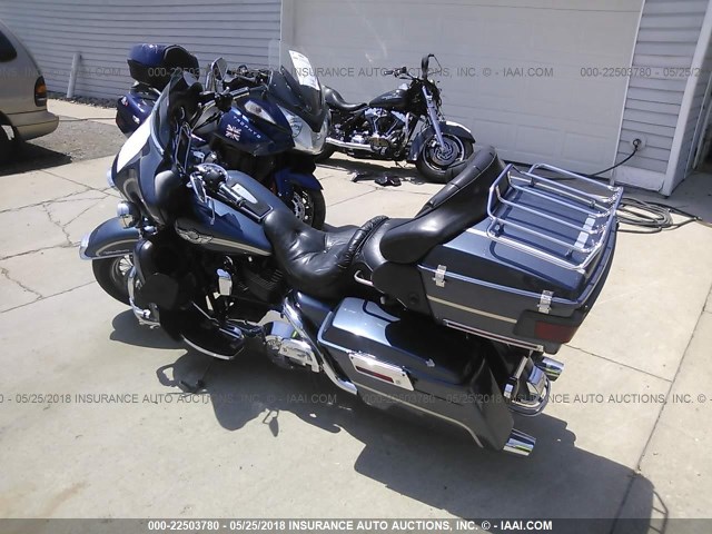 1HD1FCW133Y612878 - 2003 HARLEY-DAVIDSON FLHTCUI BLUE photo 3