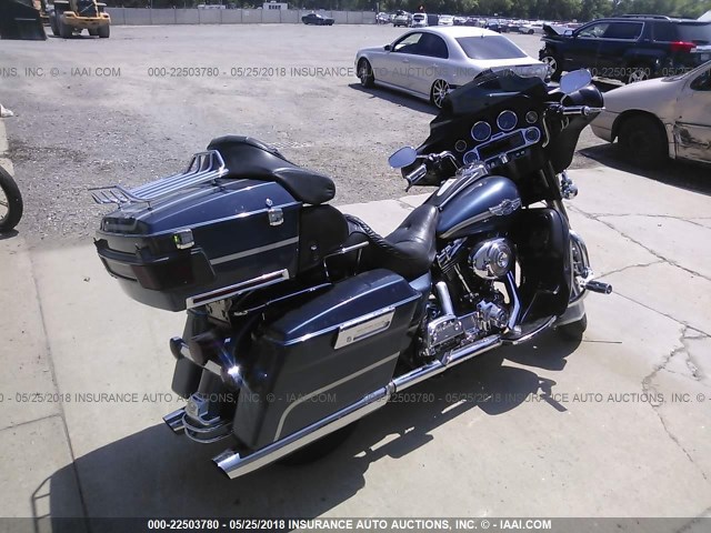 1HD1FCW133Y612878 - 2003 HARLEY-DAVIDSON FLHTCUI BLUE photo 4